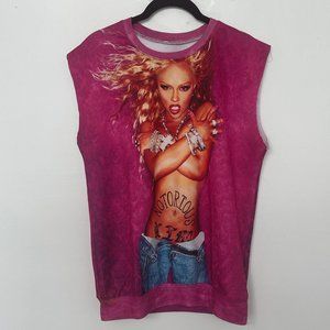 Vintage - LIL KIM - Cut Off Tank Top - Medium